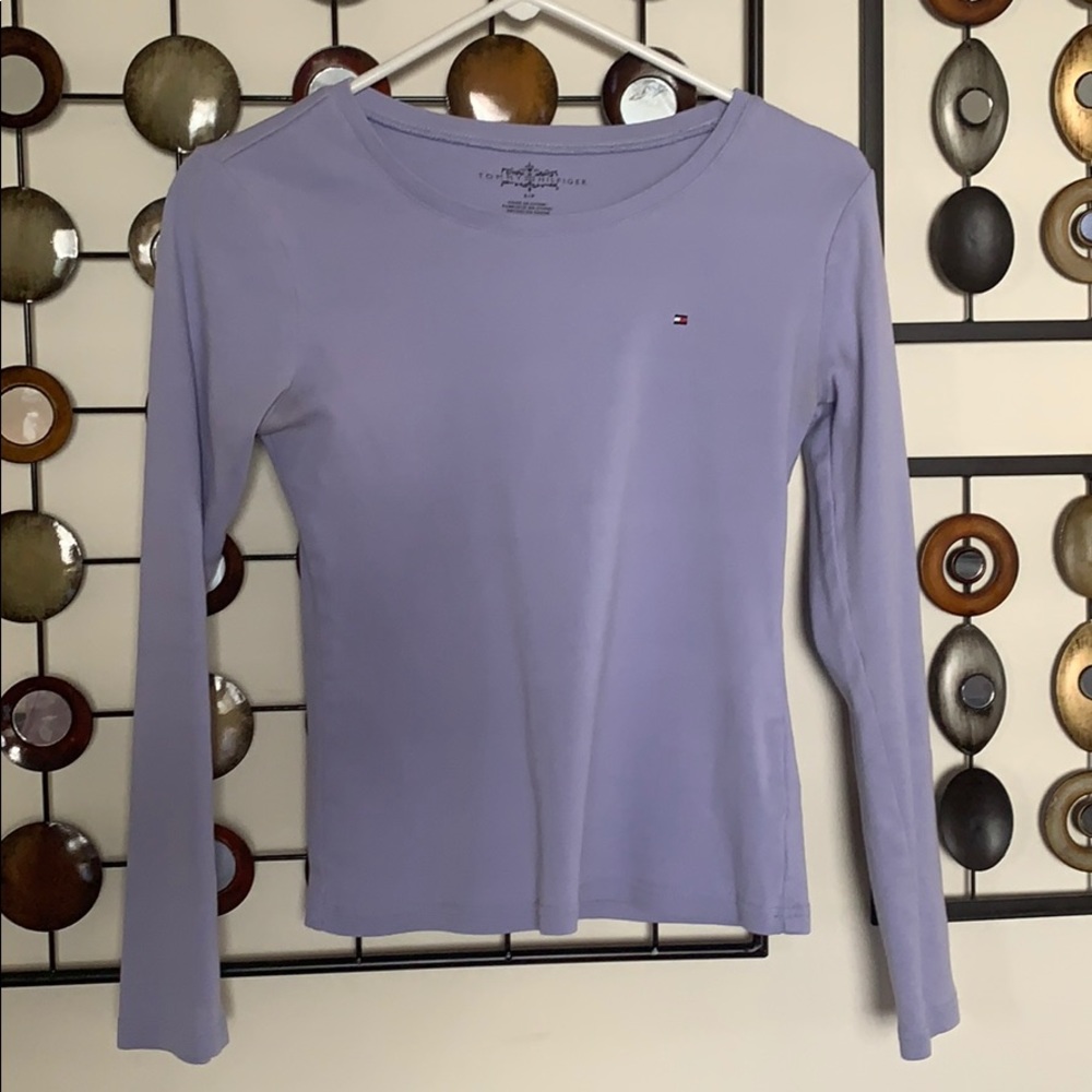 TOMMY HILFIGER lavender long sleeve